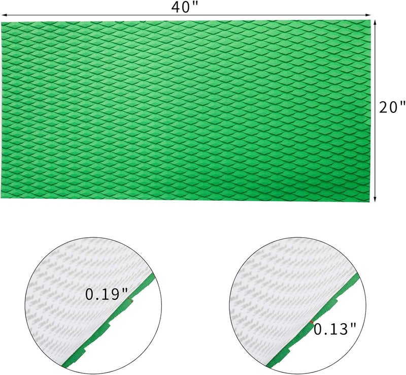 Amarine Made 40"X20" Universal Non-Slip Traction Pad Deck Grip Mat with Trimmable EVA Sheet for Boat Decks, Kayaks, Surfboards,Skimboards - Image 4